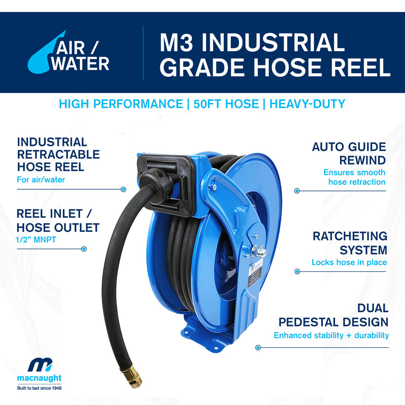 Industrial grade hose reel - Macnaught USA