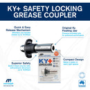 KYPLUS Safety Locking Grease Coupler