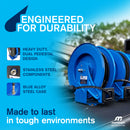 Heavy Duty Blue Hose Reels - Macnaught Canada