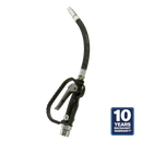 HG20F-02 unmetered oil control gun with a flexible extension and automatic non-drip nozzle
