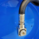 Slow retraction industrial DEF Hose reel -  Macnaught Canada