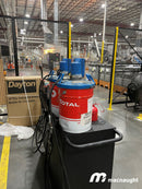 Macnaught Legendary P3TR 50:1 Air-Operated Grease Pump for 5 Gallon / 35 LB containers. Industry Leading 10 Year Warranty. Includes Booster Gun, Hose and Trolley. Low Air Consumption (3CFM)