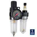 Macnaught M3 Filter Regulator and Gauge with Lubricator PN