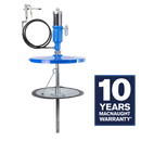 Macnaught High Volume Heavy Duty Air Operated Grease Pump With Booster Gun and Follower - PN