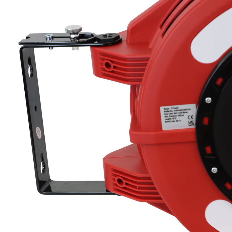 Macnaught C1 Retracta Heavy Duty Hose Reel Hot / Cold Water Service - 1/2 inch x 40 ft 300 PSI  -  PN