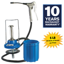 Portable Foot Operated Grease Pump – MINILUBE + 5LB container - 10 Years Warranty