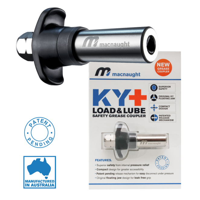Macnaught KYPLUS Safety Locking Grease Coupler
